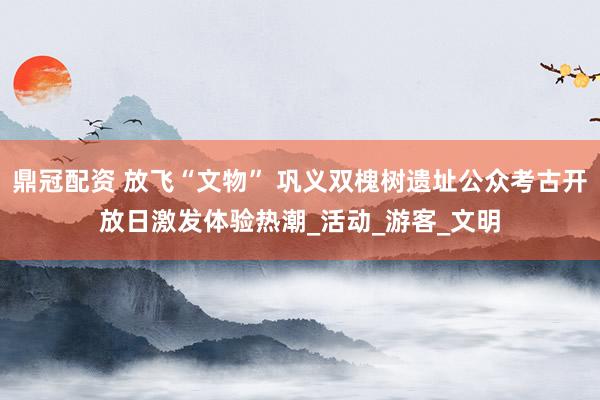 鼎冠配资 放飞“文物” 巩义双槐树遗址公众考古开放日激发体验热潮_活动_游客_文明