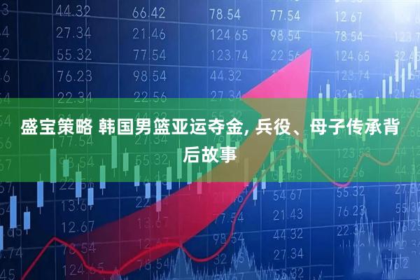 盛宝策略 韩国男篮亚运夺金, 兵役、母子传承背后故事